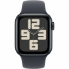 Apple Watch SE (GPS) 40 mm, Midnight alumīnija korpuss ar Midnight sporta siksniņu – S/M