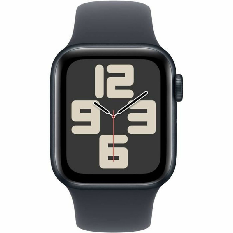 Apple Watch SE (GPS) 40 mm, Midnight alumīnija korpuss ar Midnight sporta siksniņu – S/M