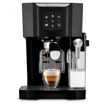 Sencor SES 4040BK daļēji automātiska kafijas mašīna, 1450 W, 20 bar, 1,4 l, melna