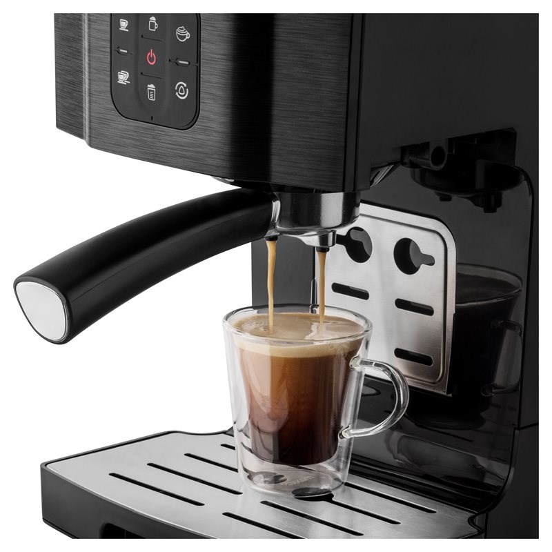 Sencor SES 4040BK daļēji automātiska kafijas mašīna, 1450 W, 20 bar, 1,4 l, melna