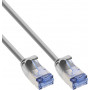 InLine Slim Cat6a U/FTP Patch Cable RJ45, 1 m, pelēks