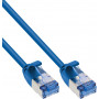 InLine Slim Cat6a U/FTP tīkla kabelis RJ45, 1 m, zils