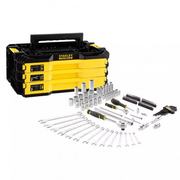 STANLEY Pro-Stack modulis - instrumentu komplekts, 3 atvilktnes, 126 gab.