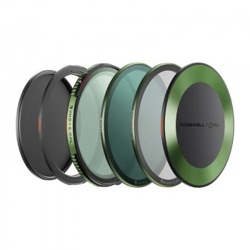 Freewell Brandon Li 82mm mainīga blīvuma ND/CPL filtru komplekts ar Glow Mist 1/4 filtru (FW-BL82-GMVNDKIT)