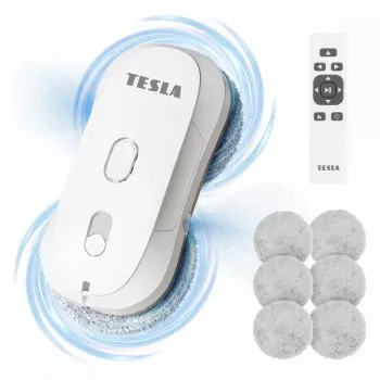 Tesla RoboStar W400 Pro logu tīrīšanas robots ar rotējošiem mopiem (ROBW400WHTPRO)