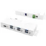 EXSYS EX-1189HMVS-3W USB 3.2 Gen 1 (3.1 Gen 1) Type-B interfeisa centrmezgls, balts