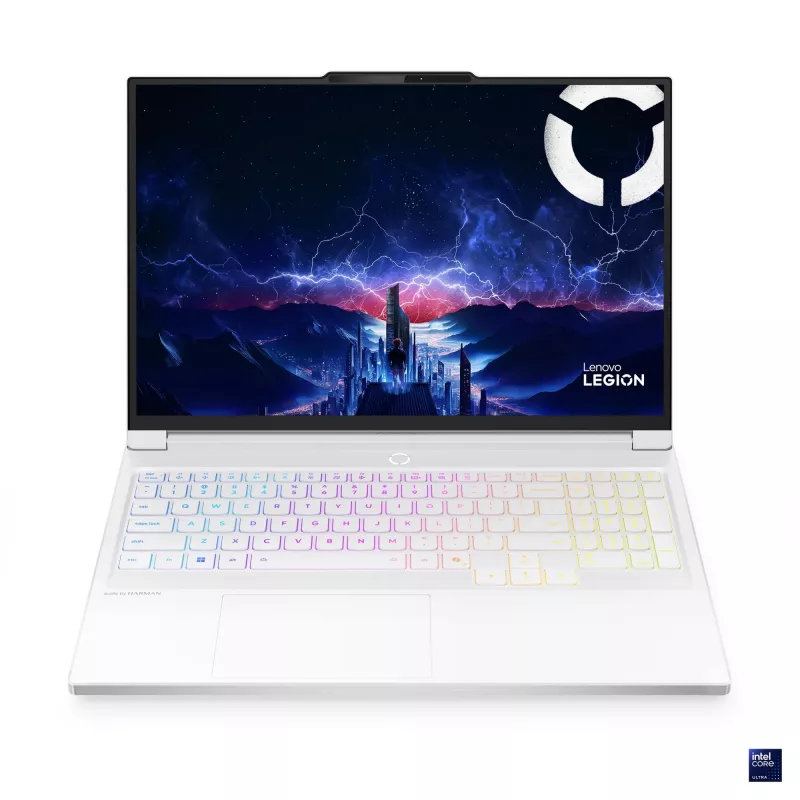 Lenovo Legion 7 16IAX10 16 inch WQXGA OLED portatīvais dators - Intel Core Ultra 7 255HX, 32GB RAM, 1TB SSD, NVIDIA GeForce RTX 5060 8GB, Bez OS, Glacier White