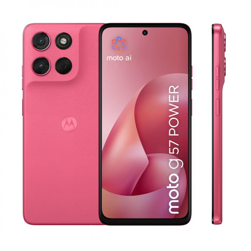 Motorola moto g57 power 5G viedtālrunis 12GB/256GB, 6,72 inch, 7000 mAh, Dual SIM, Android 16, rozā