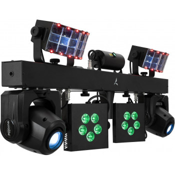 Eurolite LED KLS Move FX kompakts gaismas komplekts AIR (42109920)