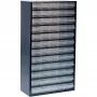 raaco mazo detaļu skapis ar 60 PP atvilktnēm, cinkota tērauda loksne, W306 x D150 x H552 mm (137386)