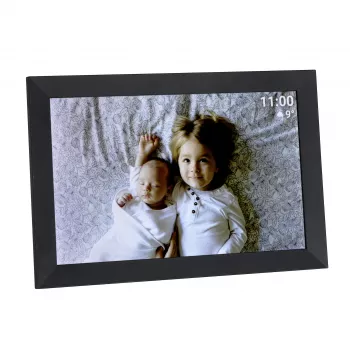 TFA Dostmann FRAMEO App digitālais WiFi foto rāmis 25,7 cm 10,1 collas 1280 x 800 pikseļi 32 GB melns
