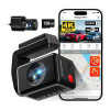 REDTIGER F4 Pro WiFi 4K + 1080p 128GB automašīnas videoreģistrators