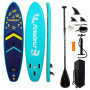 Funwater piepūšamais SUP dēlis 3,5 m, tumši zils (SUPFW71A)