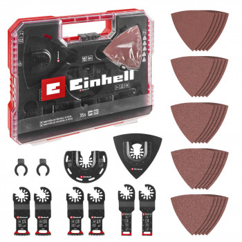 Einhell 708136 daudzfunkciju instrumenta piederumu komplekts, 35 gabali, XL-PLUS-CASE