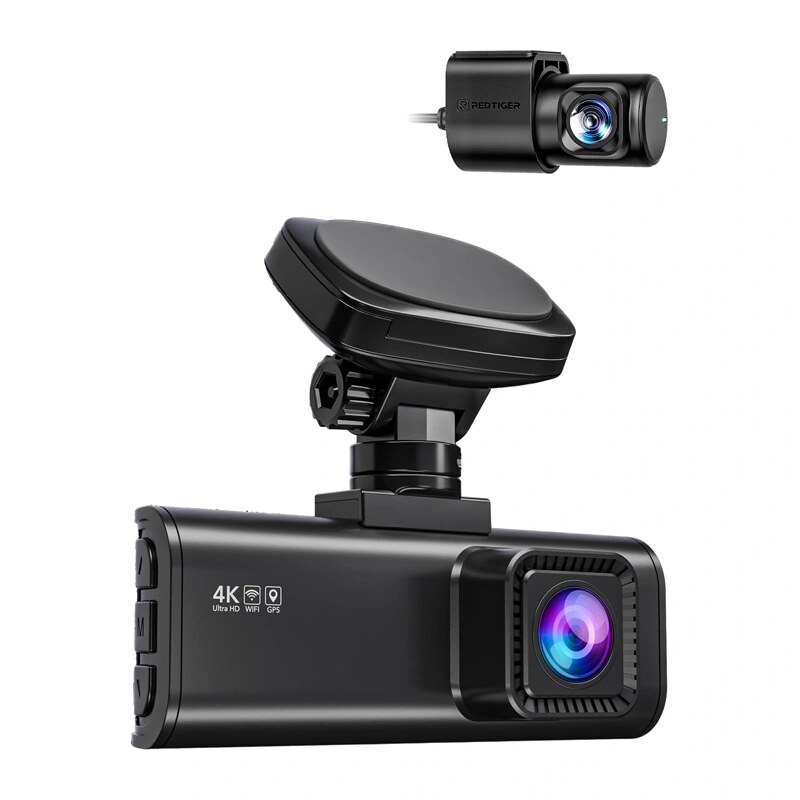 REDTIGER F7N Pro WiFi 4K + 1080p automašīnas videokamera