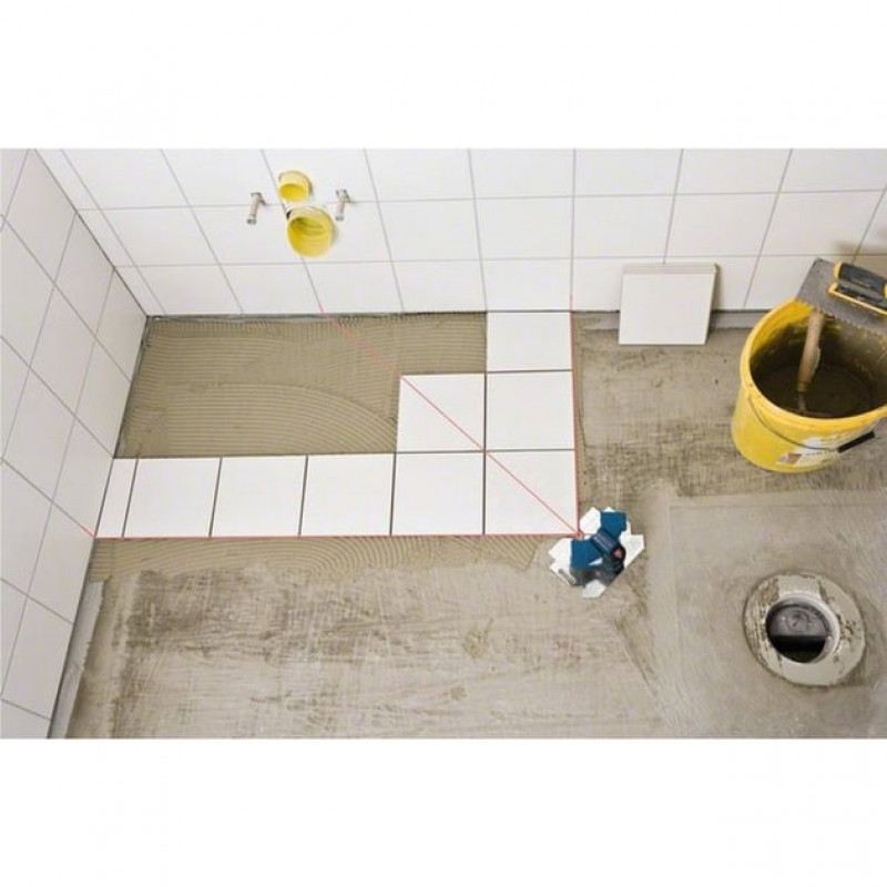 Bosch Professional GTL 3 flīžu lāzers, darbības rādiuss līdz 20 m (0601015200)
