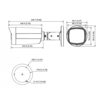 Dahua HAC-ME1509TH-A-PV-0360B-S2 HDCVI kamera, balta