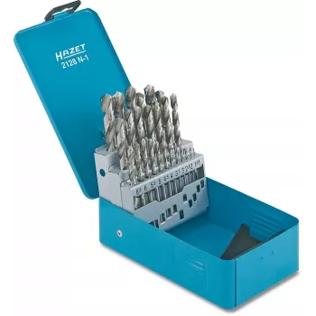 HAZET 2128N-1 HSS spirālurbju komplekts, 25 gab., DIN 338