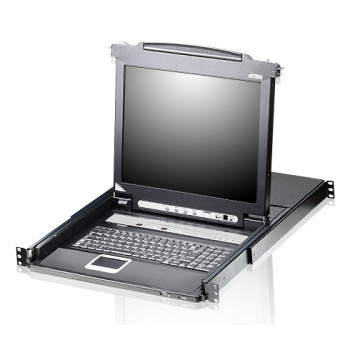 ATEN CL5708M 8 portu 17 inch LCD KVMP komutators, Nordic