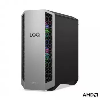 Lenovo LOQ Tower 26ADR10 galddators - AMD Ryzen 7 8745HX, 16GB RAM, 512GB SSD, NVIDIA GeForce RTX 5050 8GB, Windows 11 Home