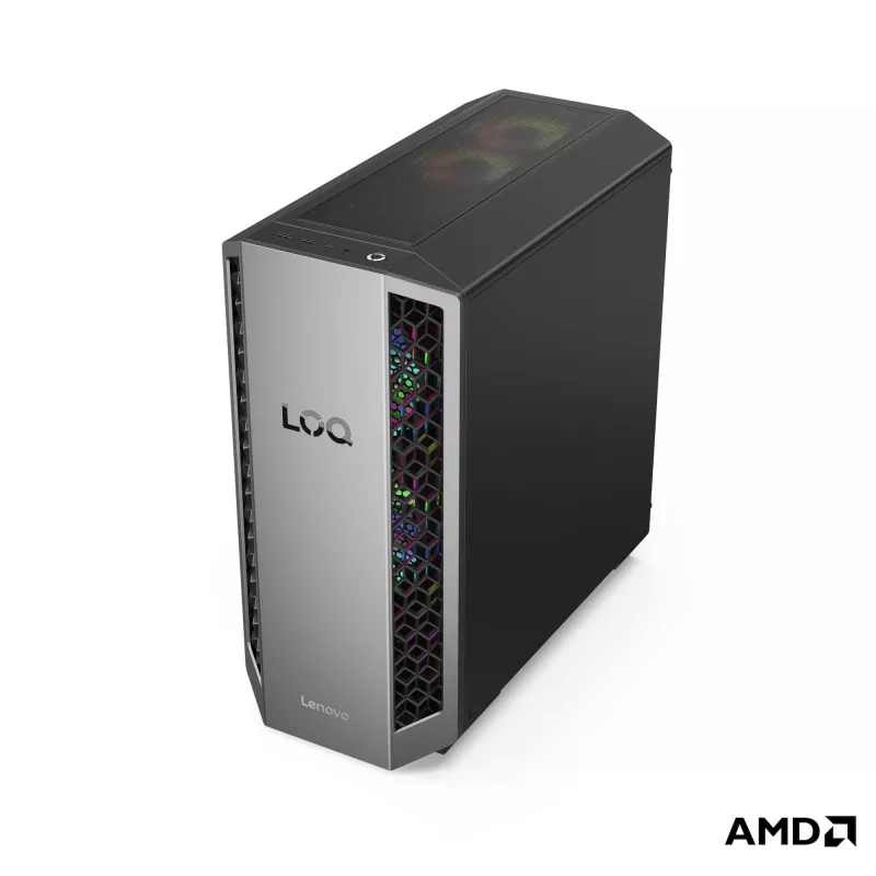 Lenovo LOQ Tower 26ADR10 galddators - AMD Ryzen 7 8745HX, 16GB RAM, 512GB SSD, NVIDIA GeForce RTX 5050 8GB, Windows 11 Home