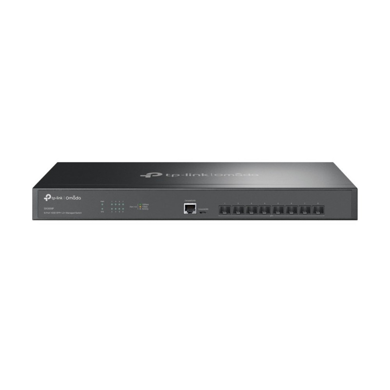 TP-Link SX3008F (TL-SX3008F) JetStream™ 8 portu 10GE SFP+ L2+ pārvaldāms komutators