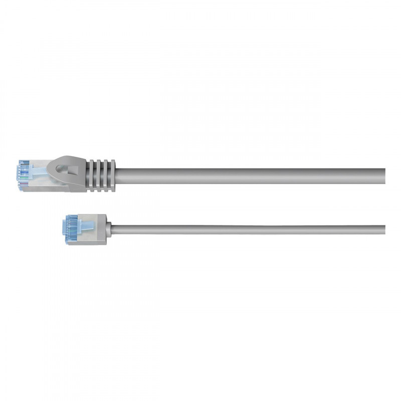 Goobay Slim Cat6a U/FTP tīkla kabelis RJ45, 1 m, pelēks