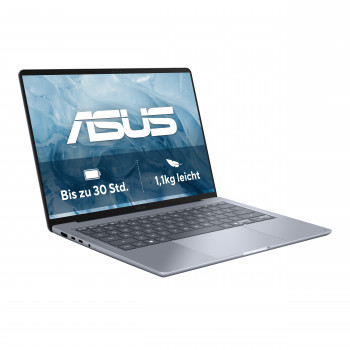 ASUS Zenbook 14 UX3480QA-SF003W 14 inch portatīvais dators - Qualcomm Snapdragon X X1-26-100, 16GB RAM, 512GB SSD, Windows 11 Home