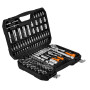Neo Tools 10-211 Uzgriežņu atslēgu komplekts 1/2 inch un 1/4 inch, 110 gab., matēts apdare