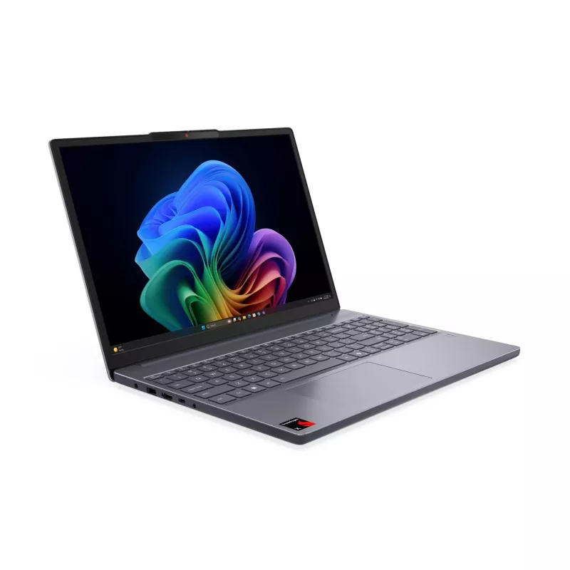 Lenovo IdeaPad Slim 3 15Q8X10 15,1 inch WQXGA OLED portatīvais dators - Qualcomm Snapdragon X1-26-100, 16GB RAM, 512GB SSD, Windows 11 Home, Luna Grey