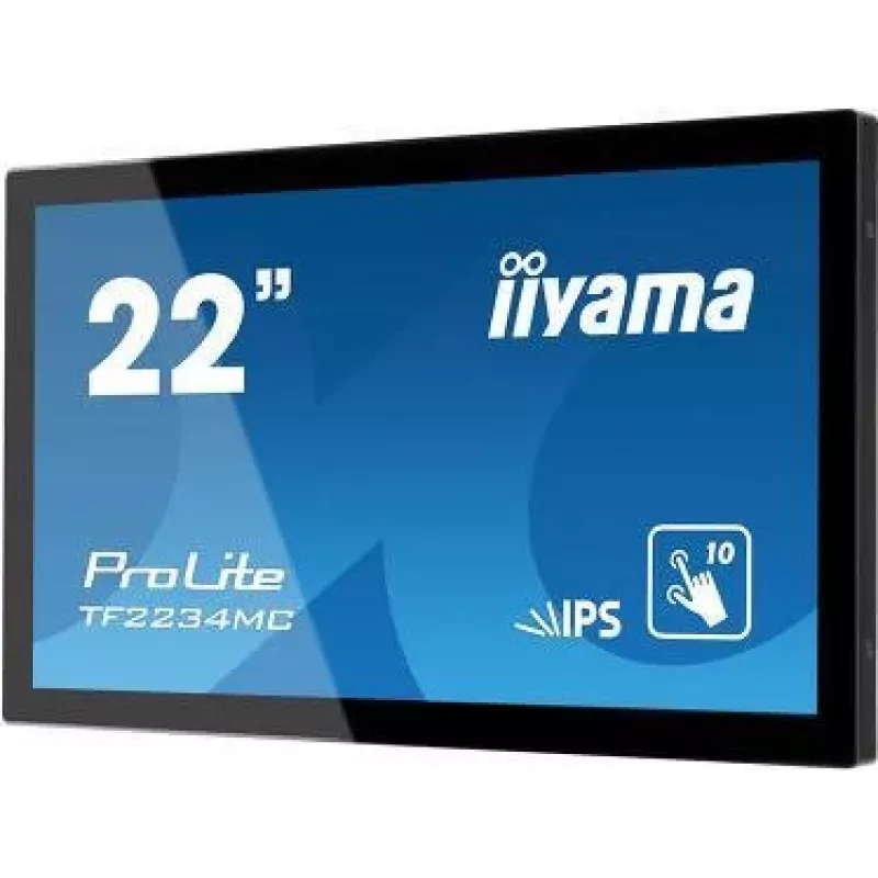 Iiyama TF2234MC-B6AGB 22 inch Skārienjūtīgais monitors, VGA, HDMI, DP