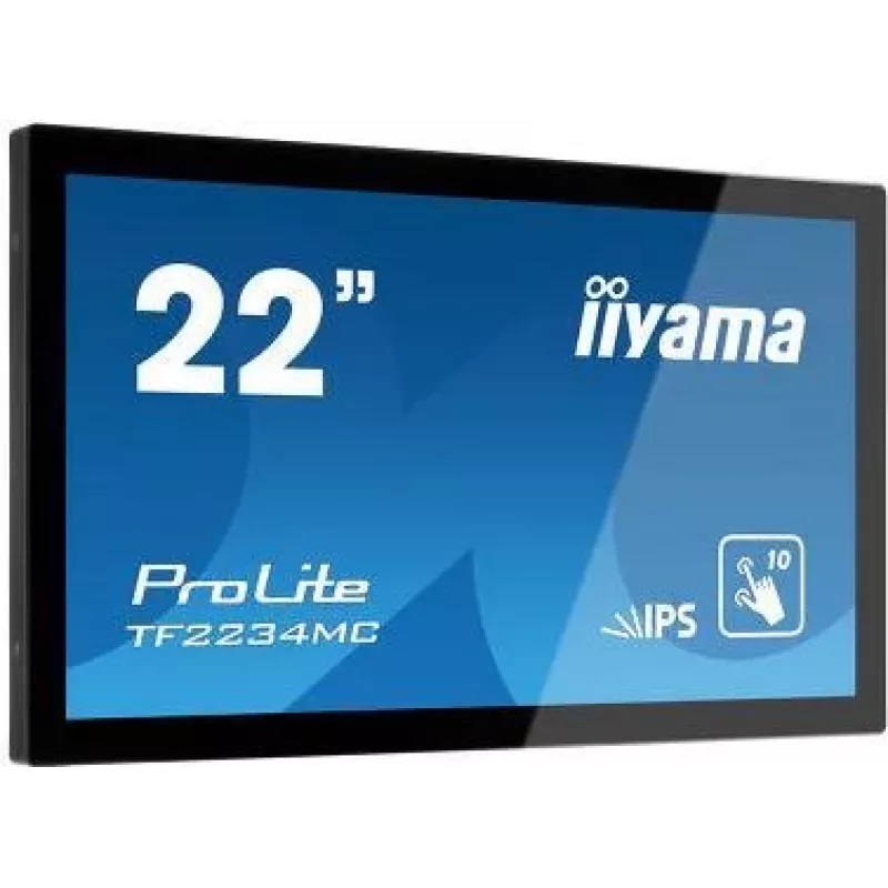 Iiyama TF2234MC-B6AGB 22 inch Skārienjūtīgais monitors, VGA, HDMI, DP