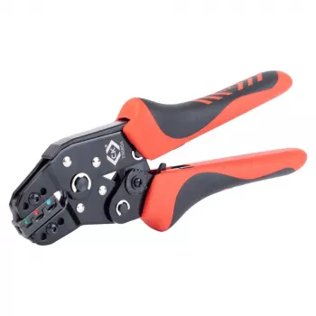 C.K Tools T3680A presēšanas knaibles izolētiem kabeļu savienotājiem, 0.25-2.5 mm²