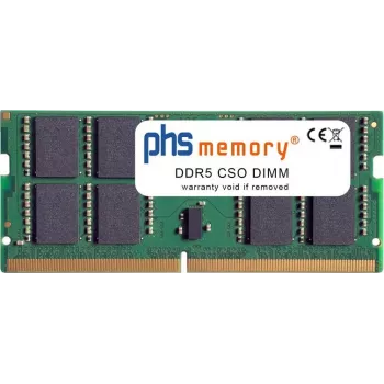 PHS-memory 32GB RAM atmiņa, saderīga ar Asus VivoBook X1504MA-BQ951W DDR5 CSODIMM 6400MHz PC5-51200S