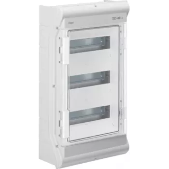 Hager Vector VE312PN sadales skapis, IP65, 3x12 PLE, UV noturīgs, LE