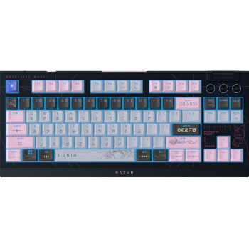 Razer BlackWidow V4 Tenkeyless HyperSpeed bezvadu spēļu tastatūra, US, Orange Switch, Wuthering Waves Edition