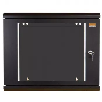IT-BUDGET TAUNUS 19 inch Tīkla skapis, 12U, 600 mm dziļums, stikla durvis, aizslēdzams, melns