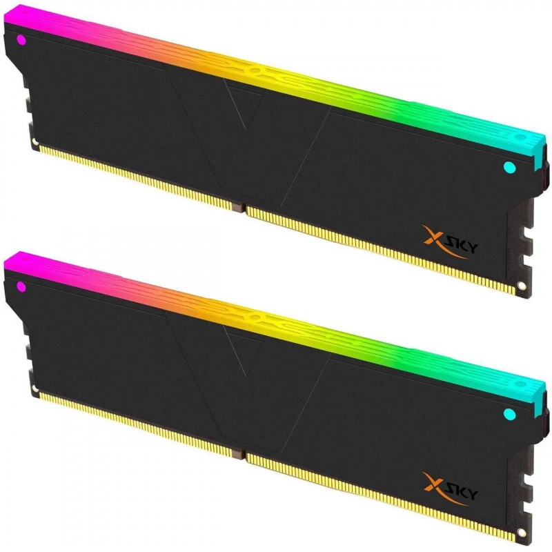 V-Color Manta XSky DDR5-6000 RAM, CL28, EXPO - 32 GB Dual komplekts, melns