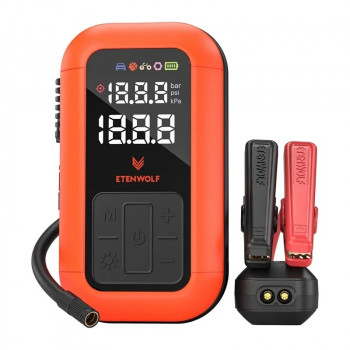 Etenwolf X6 Pro auto gaisa kompresors, 11.03 bar, 8000 mAh riepu piepūtējs