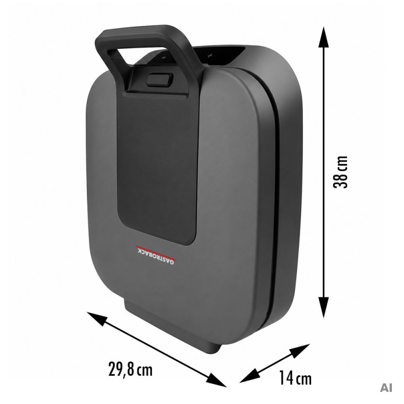 Gastroback 42469 Snack Station 4XL Advanced sviestmaižu gatavotājs