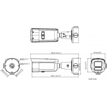 Hikvision DS-2CD2643G2-LIZS2U(2.8-12mm) PL IP drošības kamera, 4 MP