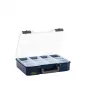 raaco CarryLite 80 4x8-12 sortimenta kaste, 337 x 278 x 80 mm, 12 nodalījumi, zila (144551)