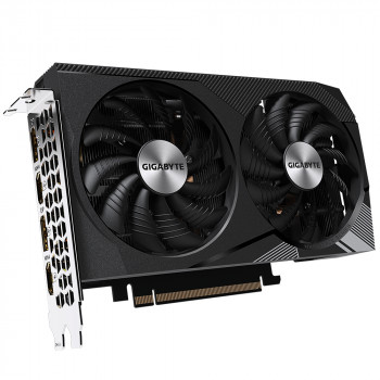 Gigabyte GeForce RTX 3060 WINDFORCE OC 12G grafiskā karte - 12GB GDDR6, 192-bit, PCIe 4.0 x16, 2x HDMI, 2x DisplayPort (GV-N3060WF2OC-12GD)