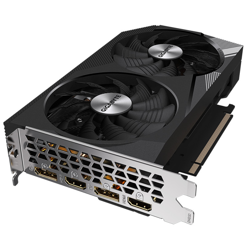 Gigabyte GeForce RTX 3060 WINDFORCE OC 12G grafiskā karte - 12GB GDDR6, 192-bit, PCIe 4.0 x16, 2x HDMI, 2x DisplayPort (GV-N3060WF2OC-12GD)