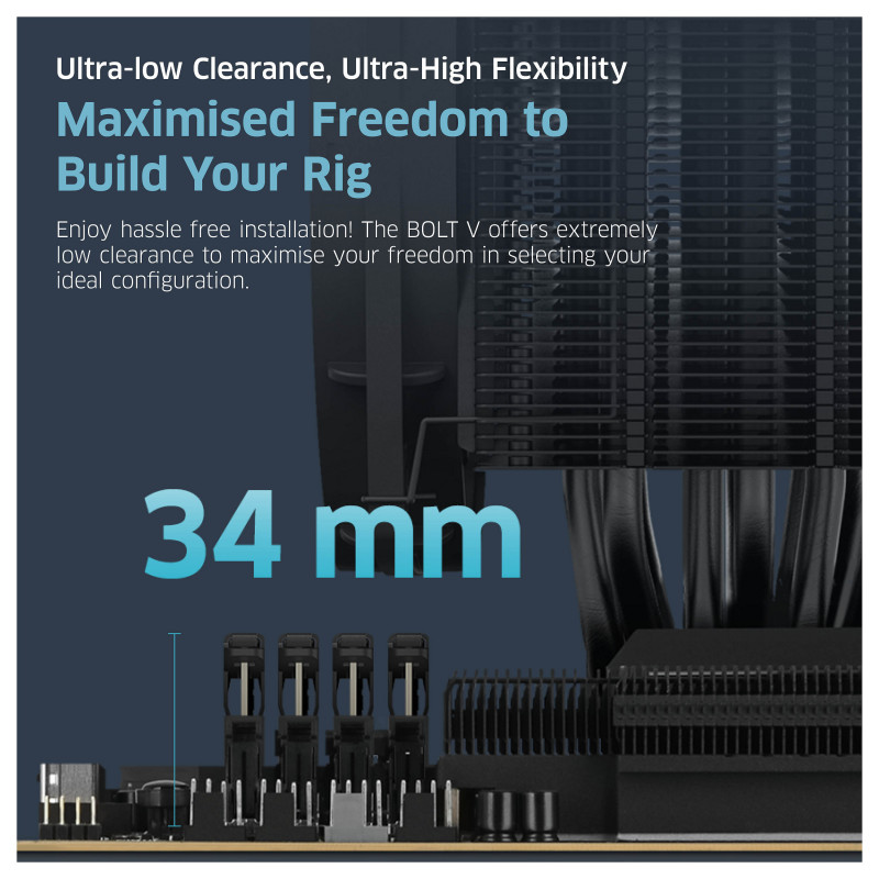 KLEVV BOLT V 32GB (2x16GB) 6000MHz CL30 atmiņas komplekts (KD5AGUA80-60A300H)