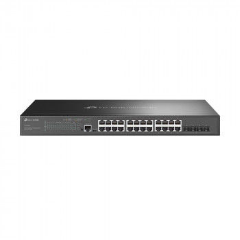 TP-Link SG3428MP (TL-SG3428MP) JetStream™ 28 portu Gigabit L2+ pārvaldāmais komutators ar 24 portu PoE+