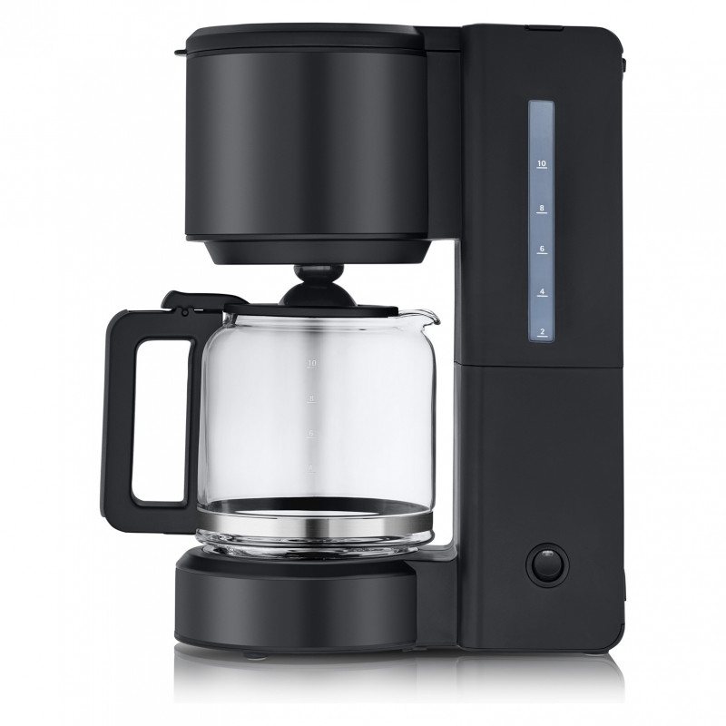 WMF Stelio kafijas automāts ar stikla krūzi, dziļi melns (412150071)