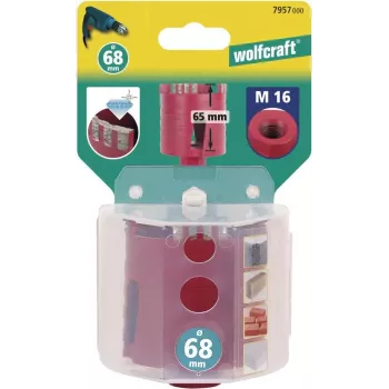 Wolfcraft 7957000 dimanta urbšanas kronis, 68 mm