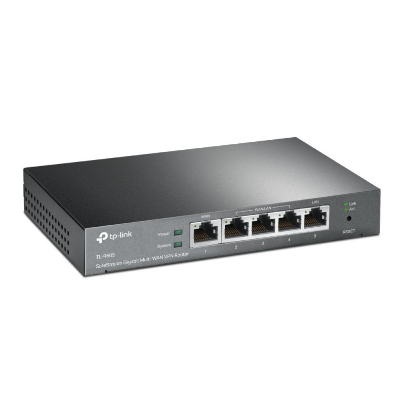 TP-Link TL-ER605 VPN Multi-WAN Gigabit SafeStream maršrutētājs