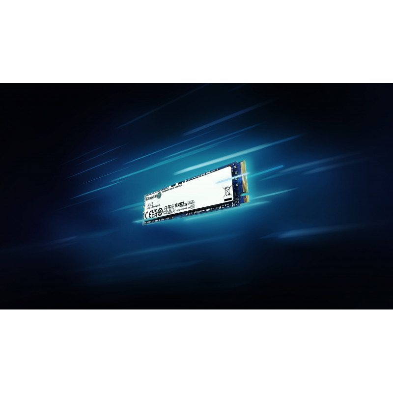 Kingston NV3 500GB M.2 2280 PCIe 4.0 x4 NVMe iekšējais SSD (SNV3S/500GBK)